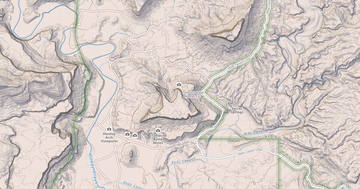 Map preview of Tomsich Butte North