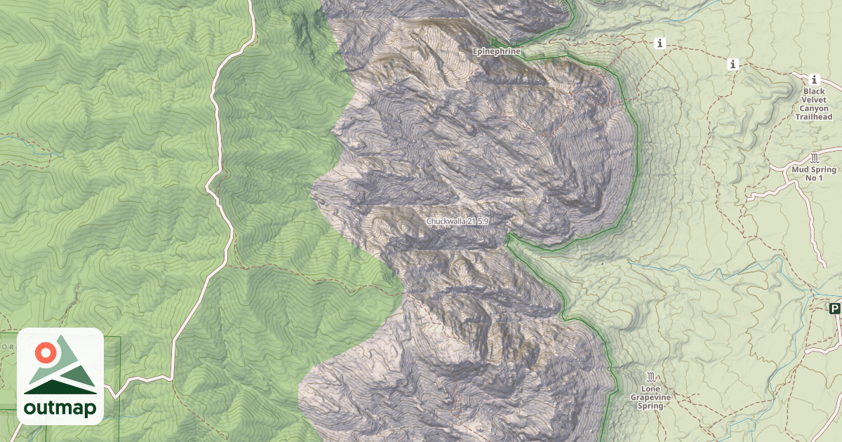 Map of Chuckwalla 21