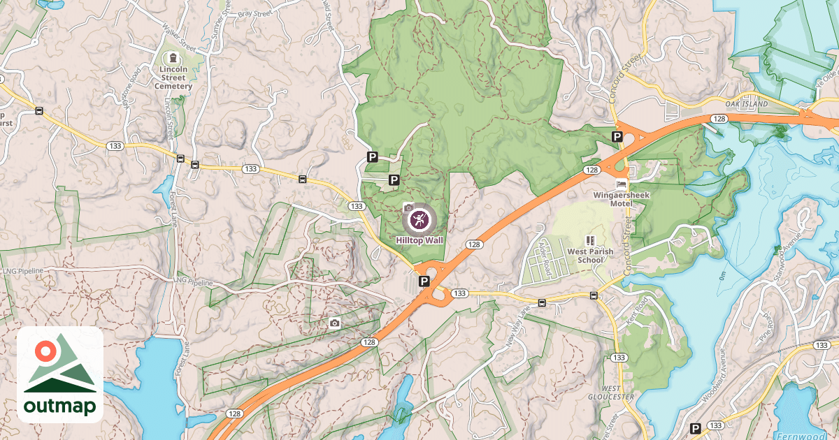 Map of Hilltop Wall