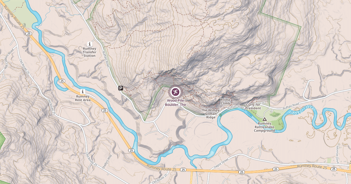 Map preview of Wood-Pile Boulder, The