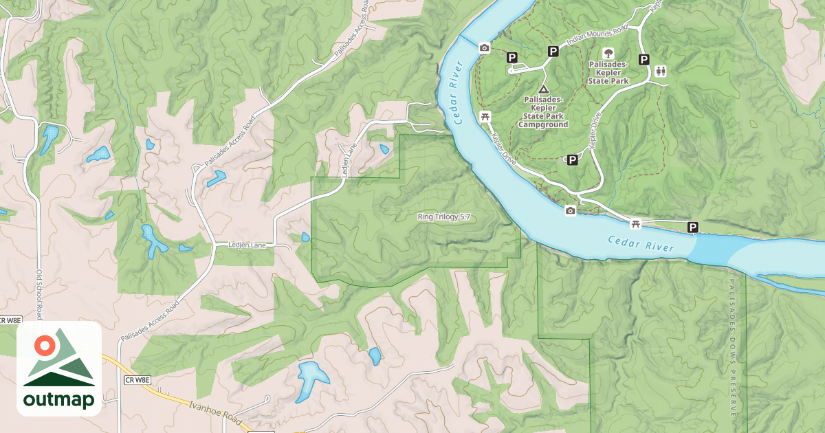 Map of Ring Trilogy