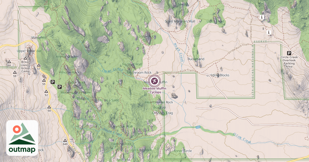 Map of Meadow Muffin - Cyclops
