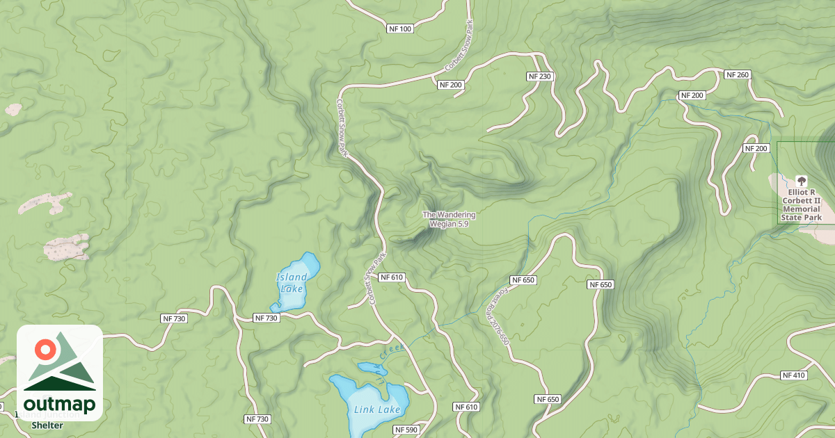 Map of The Wandering Wegian