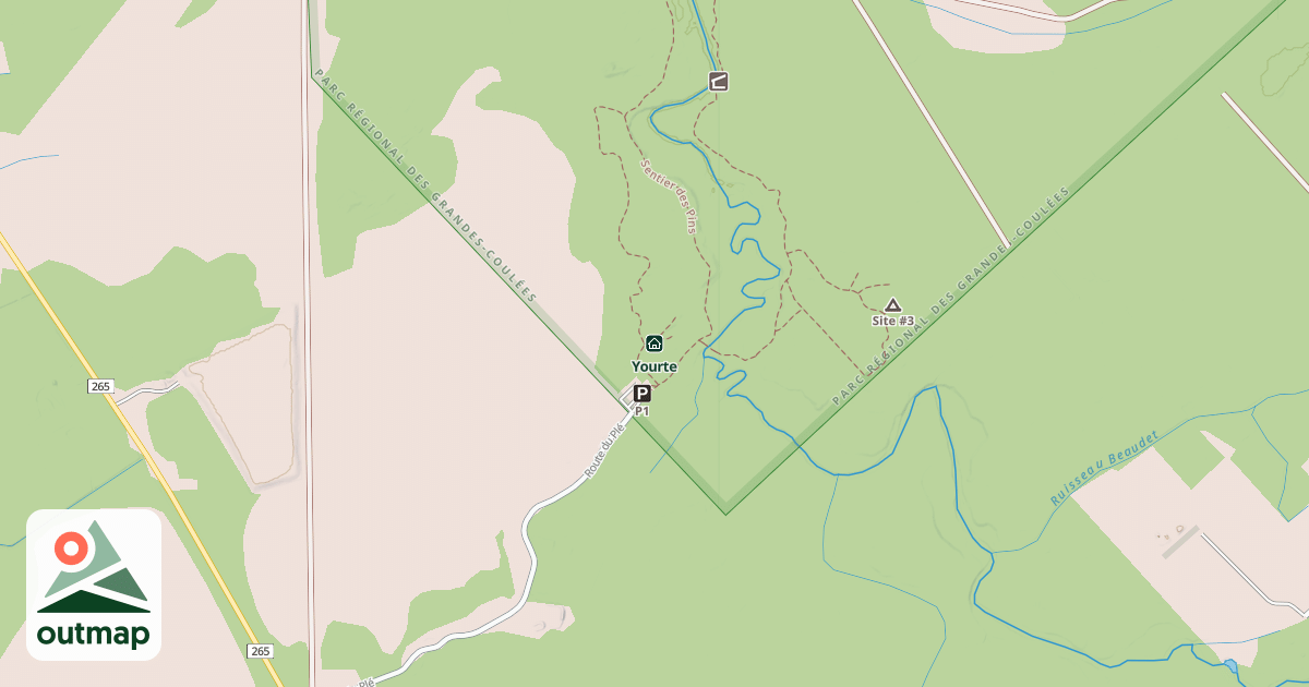 Map of Yourte