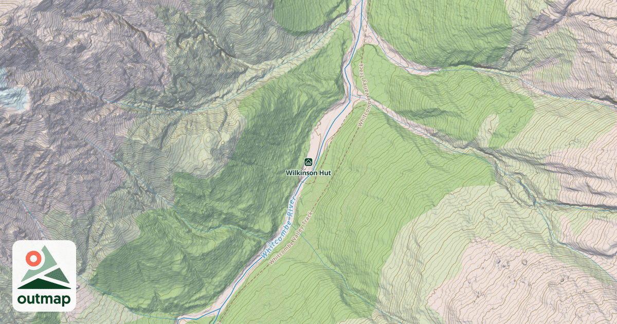 Map of Wilkinson Hut