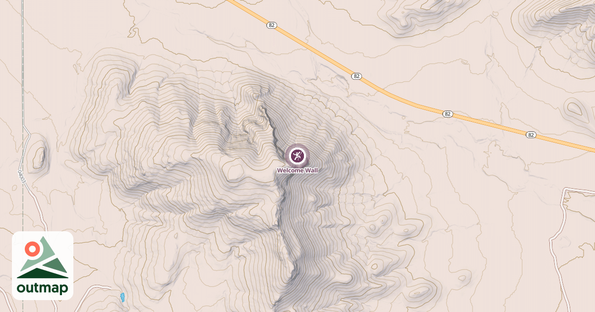 Map of Welcome Wall