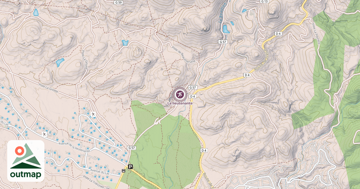 Map of La lieutenante