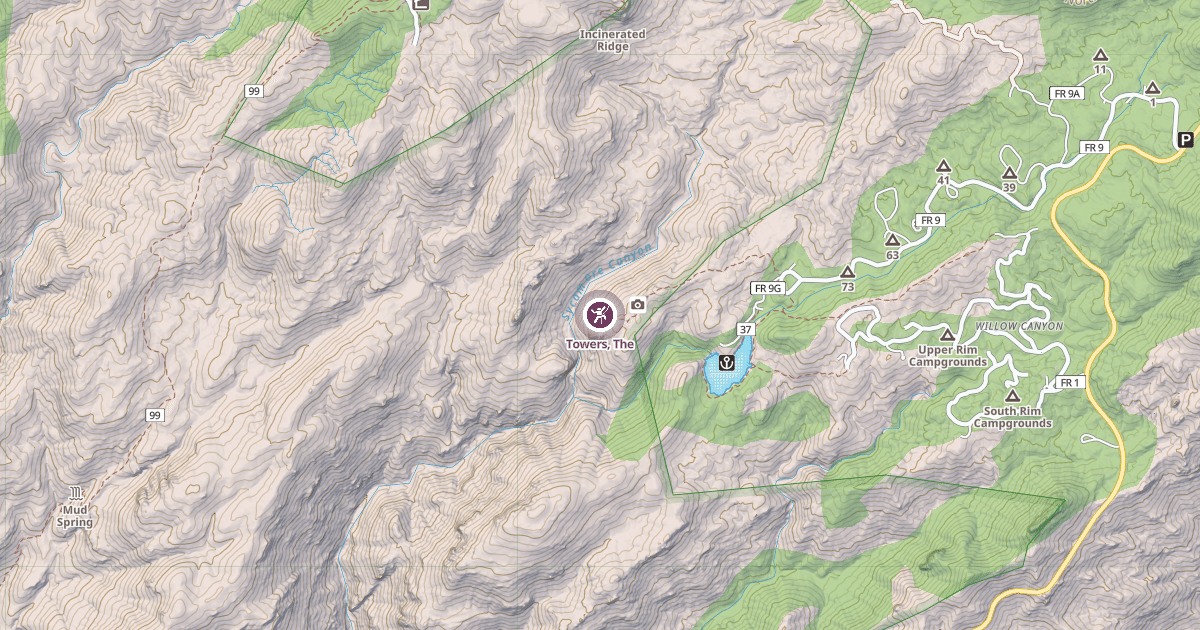 Map preview of Towers, The