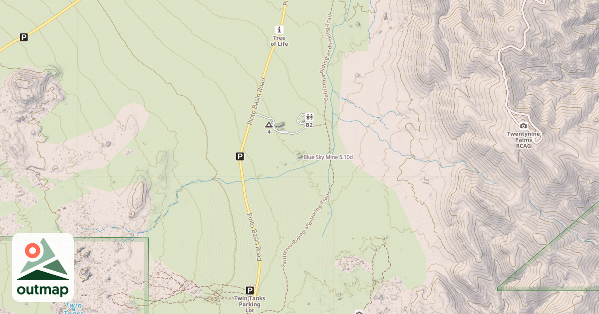 Map of Blue Sky Mine