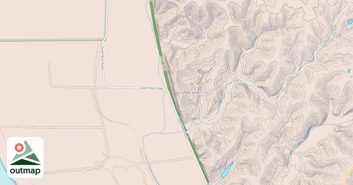 Map of Scofflaw Arete