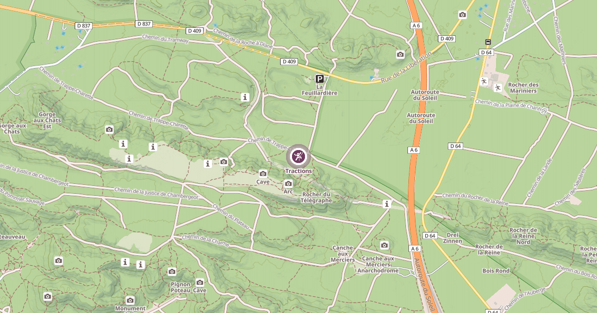 Map preview of Tractions