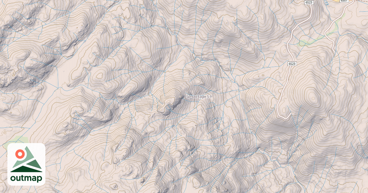 Map of Spread Eagle