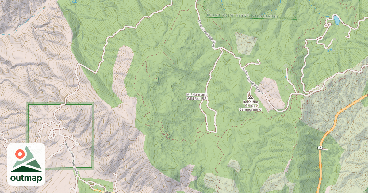 Map of Mr. Norman's Wild Ride
