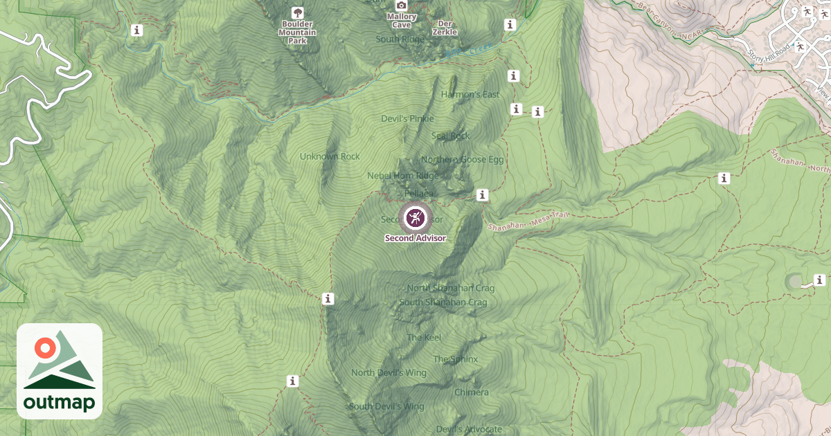 Map of Second Advisor