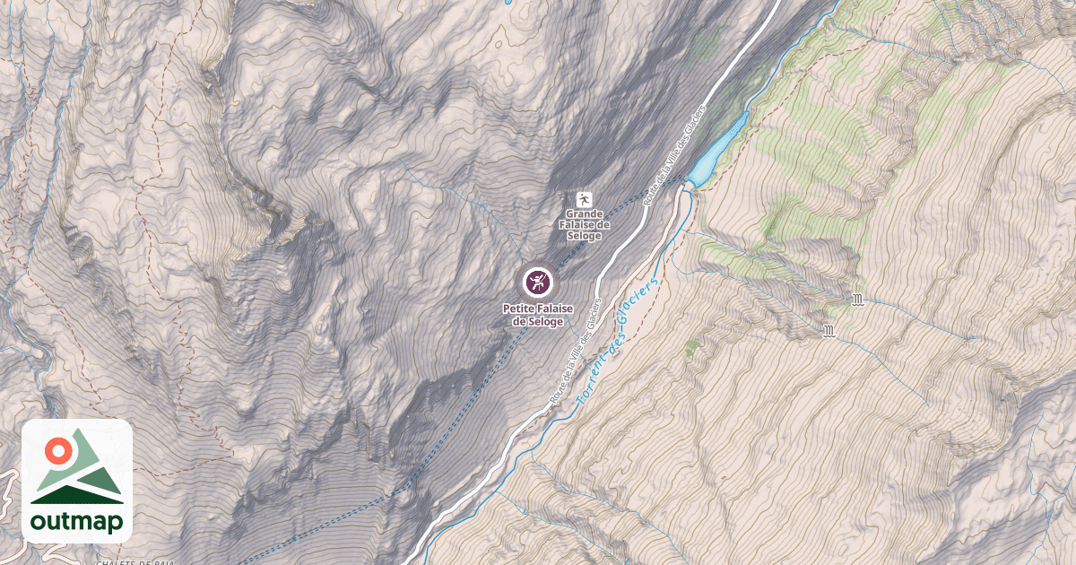 Map of Petite Falaise de Seloge