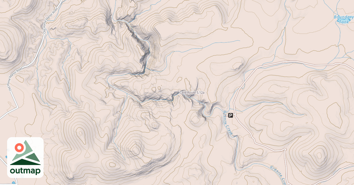 Map of Cave Route