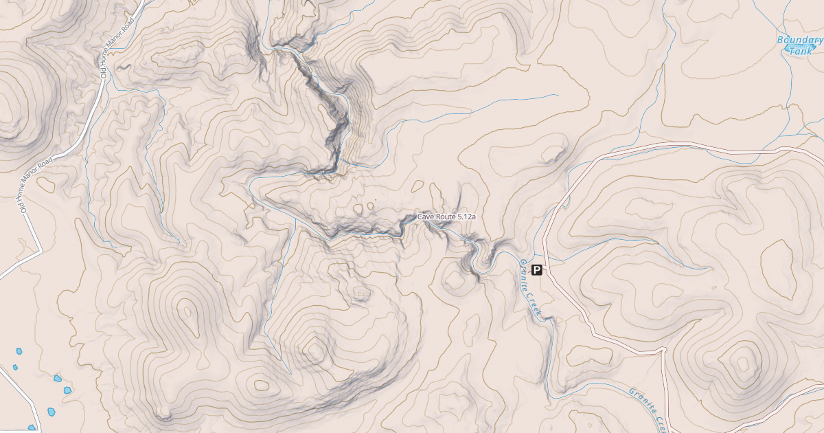 Map preview of Cave Route