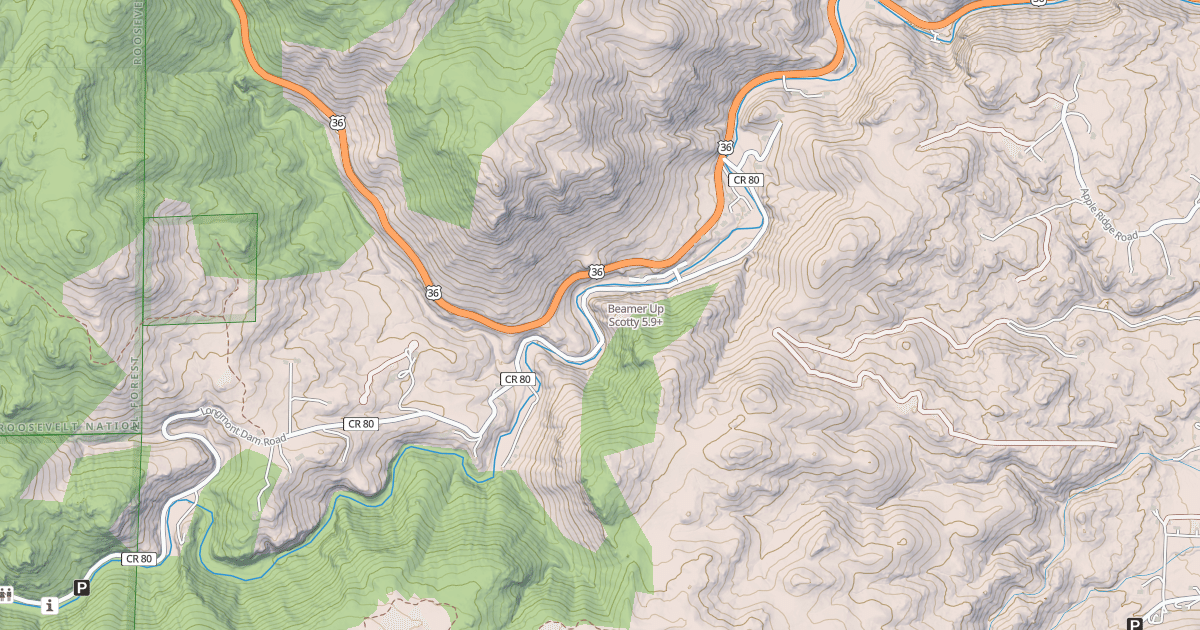 Map preview of Beamer Up Scotty