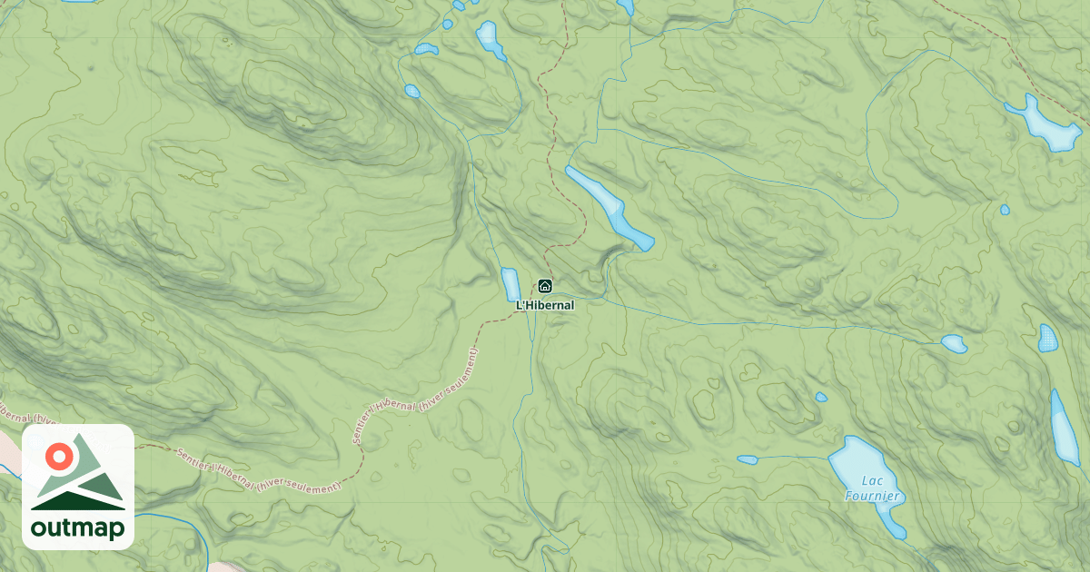 Map of L'Hibernal