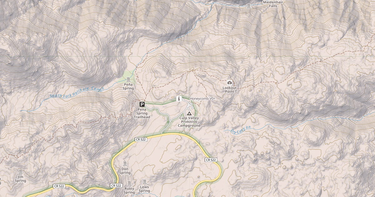 Map preview of Honeycomb