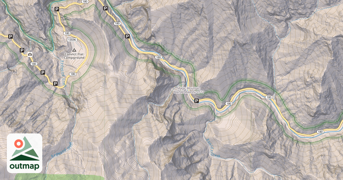 Map of Magic Mountain Marble Majesty