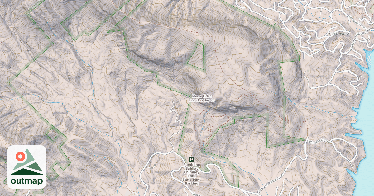 Map of Mama Lick a Boo-Boo Day
