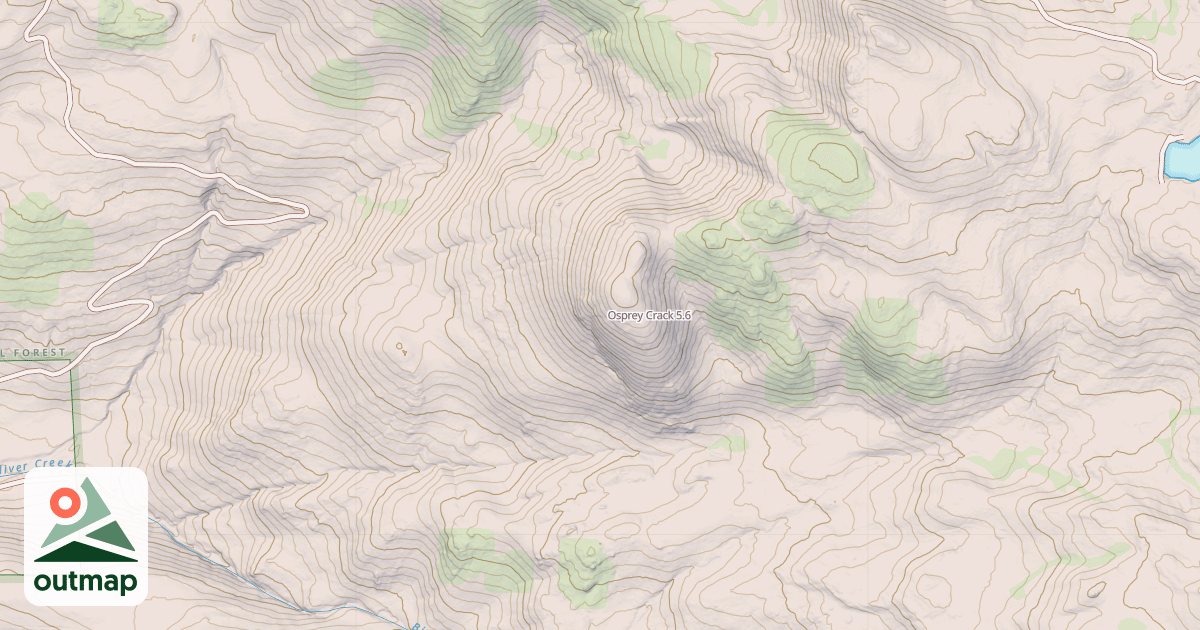 Map of Osprey Crack