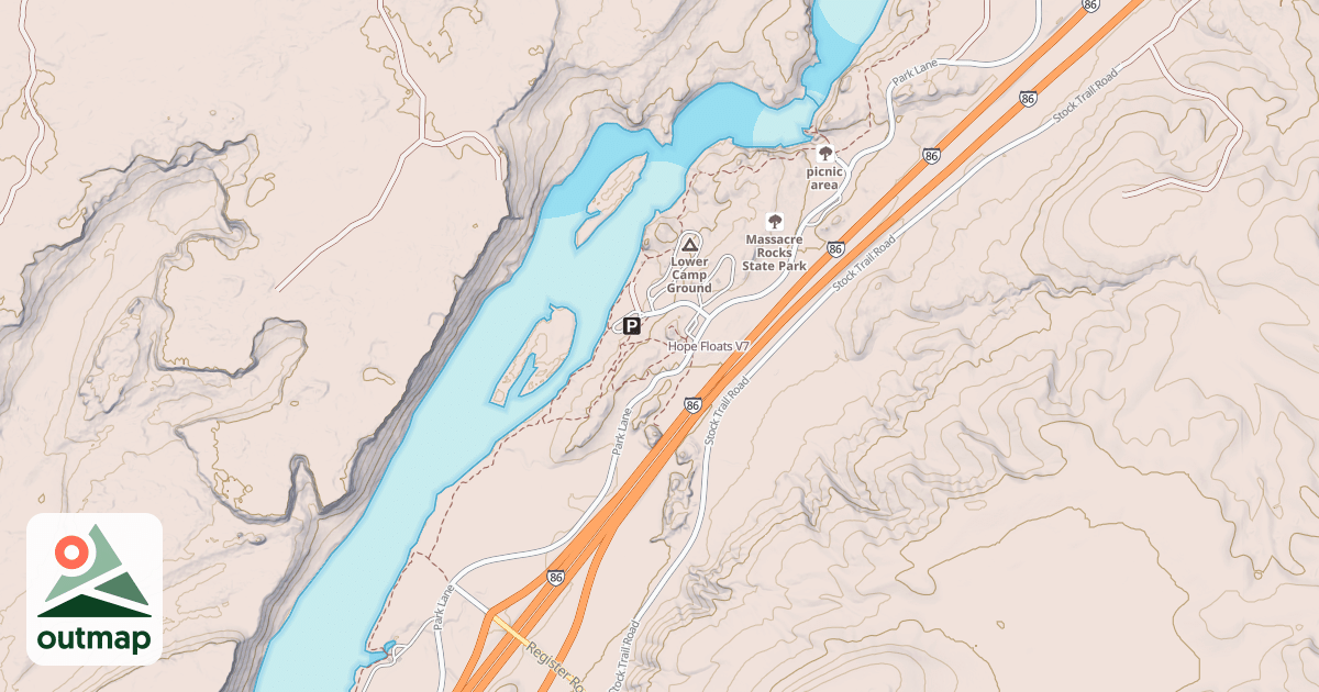Map of Hope Floats