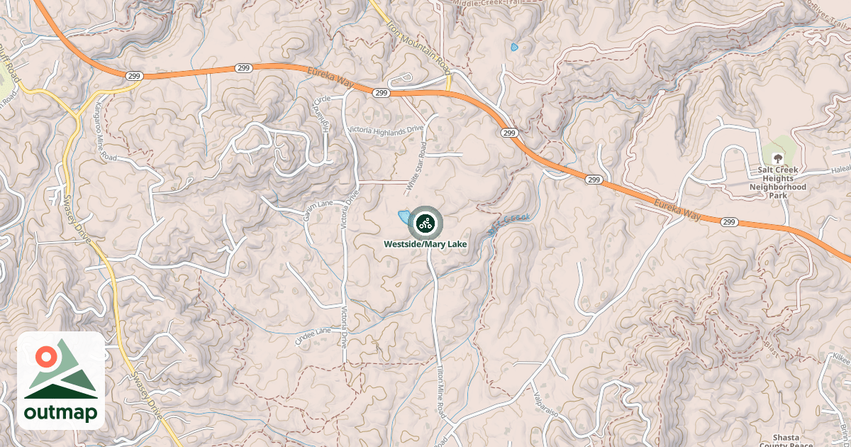 Map of Westside/Mary Lake