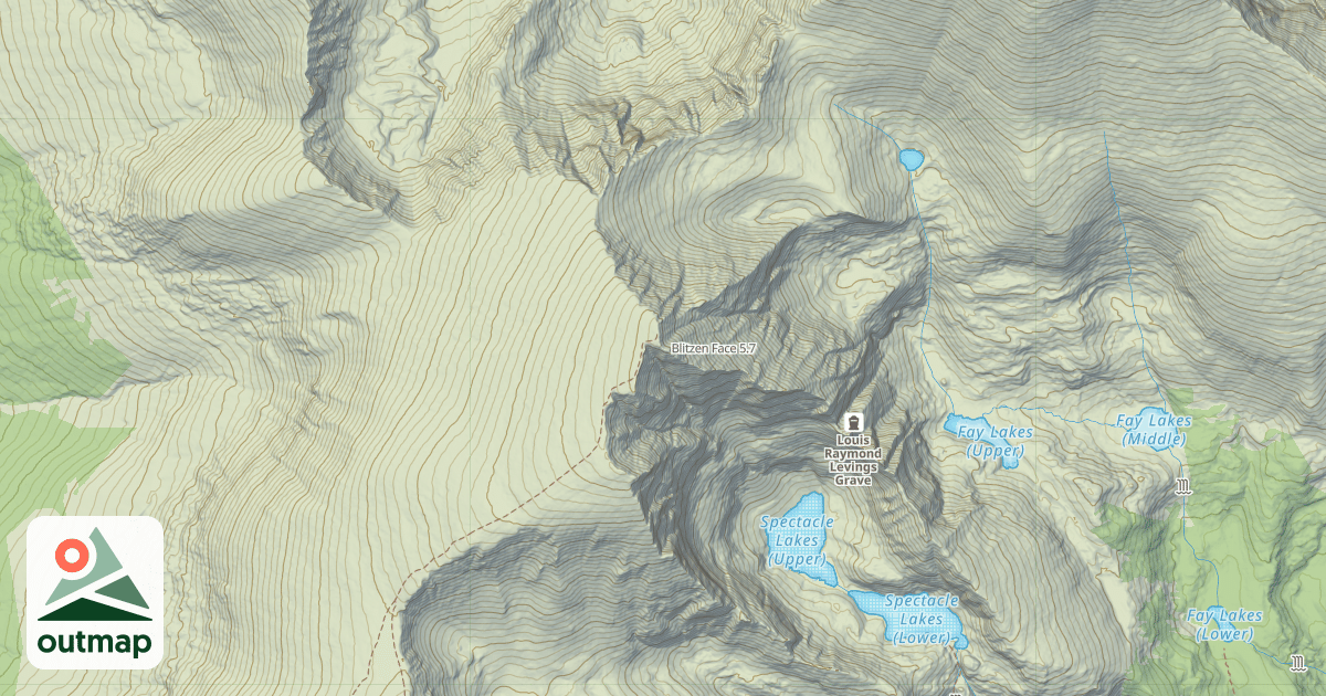 Map of Blitzen Face