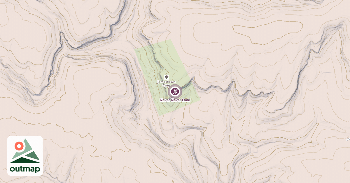 Map of Never Never Land
