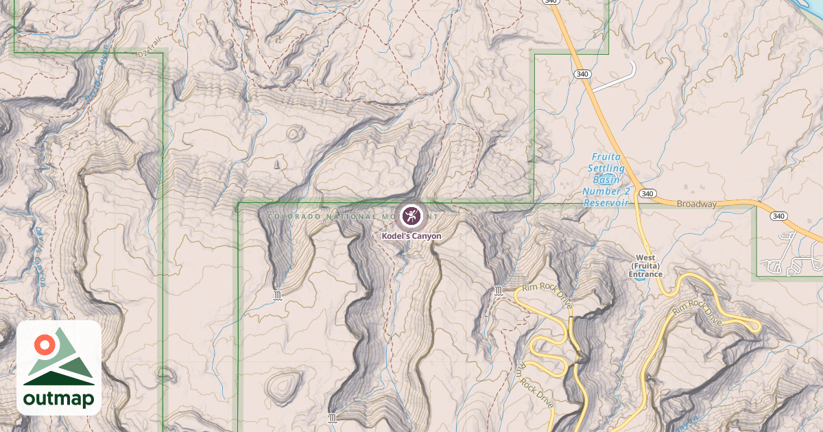 Map of Kodel's Canyon