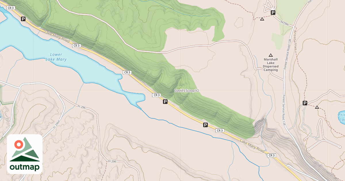 Map of David's Scoop