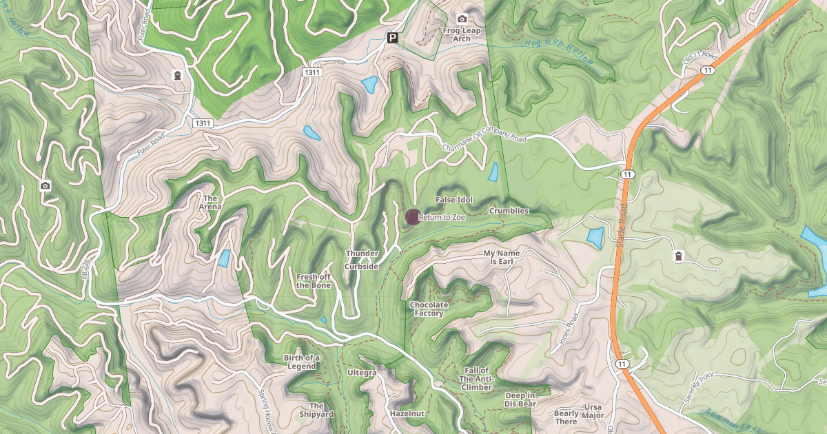 Map preview of Return to Zoe