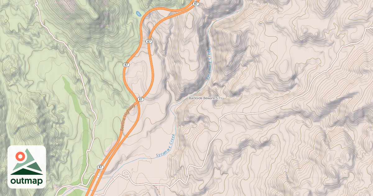Map of Backside Beware