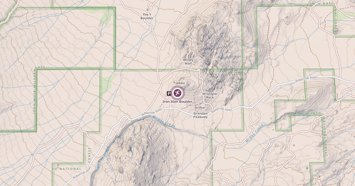 Map preview of Iron Man Boulder