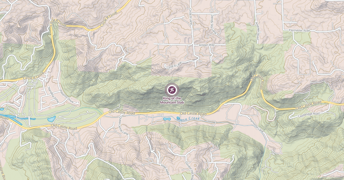 Map preview of King of the Mountain Slab