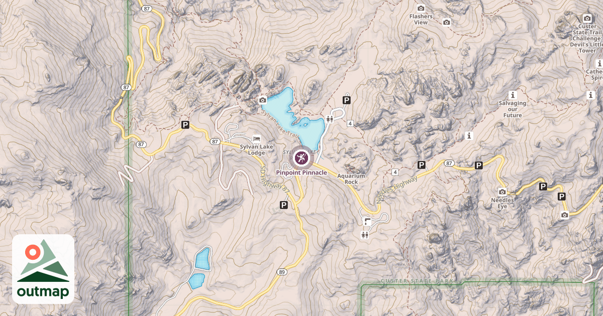 Map of Pinpoint Pinnacle