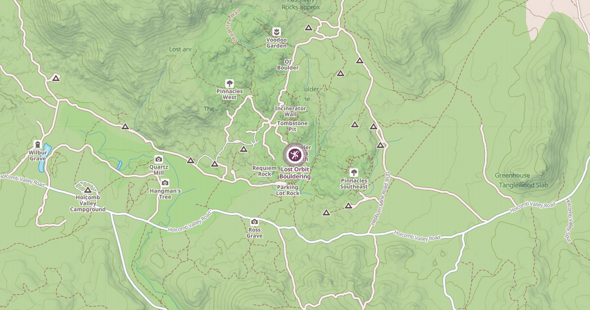 Map preview of Lost Orbit Bouldering