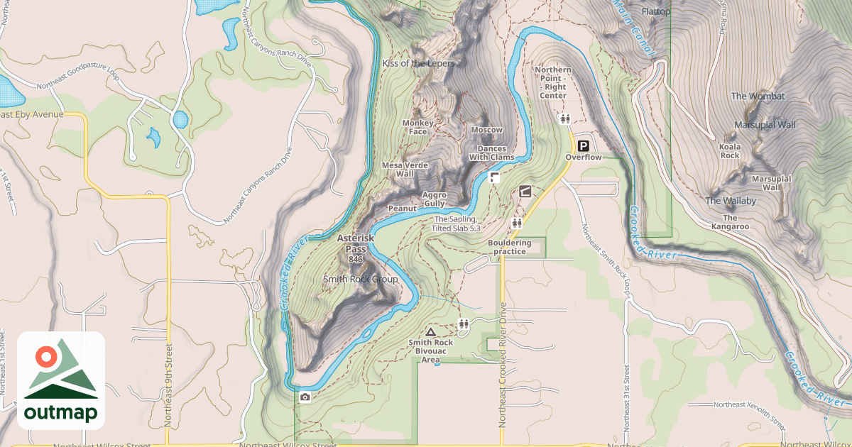 Map of The Sapling, Tilted Slab
