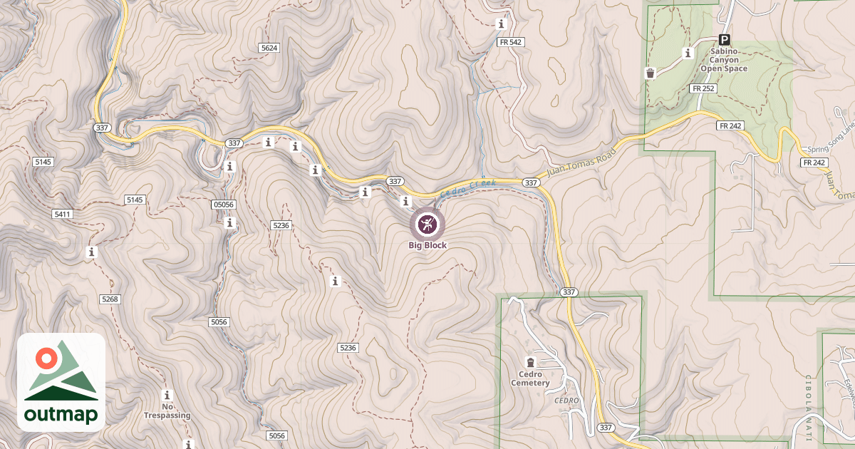 Map of Big Block