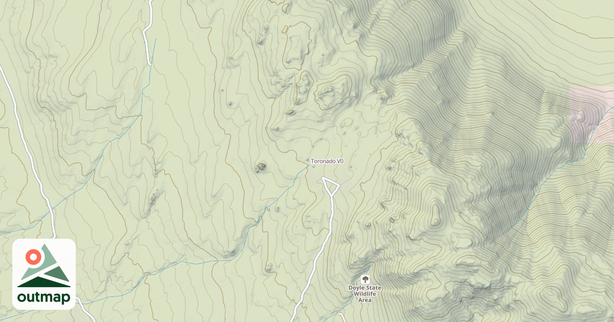 Map of Toronado