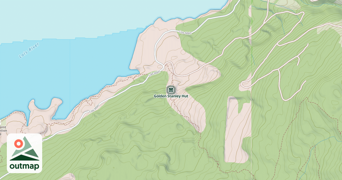 Map of Golden Stanley Hut