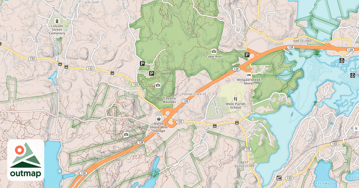 Map of Fishnet Crack
