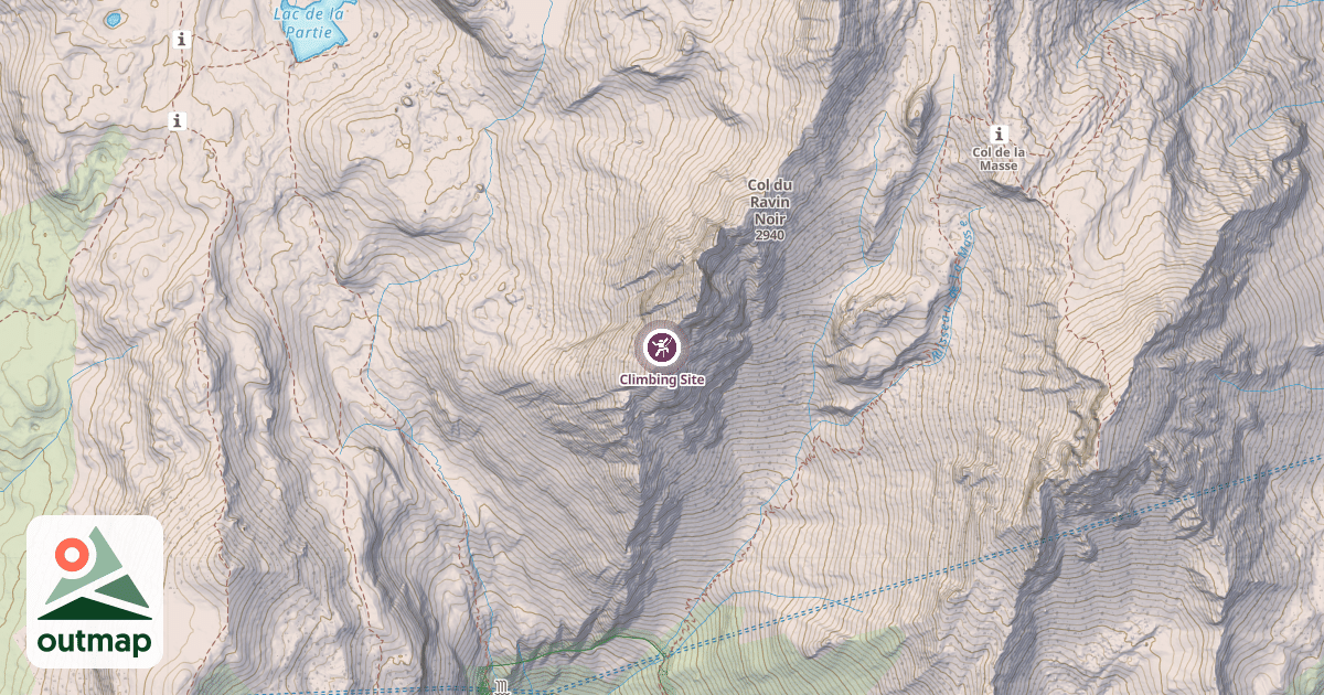 Map of Climbing Site