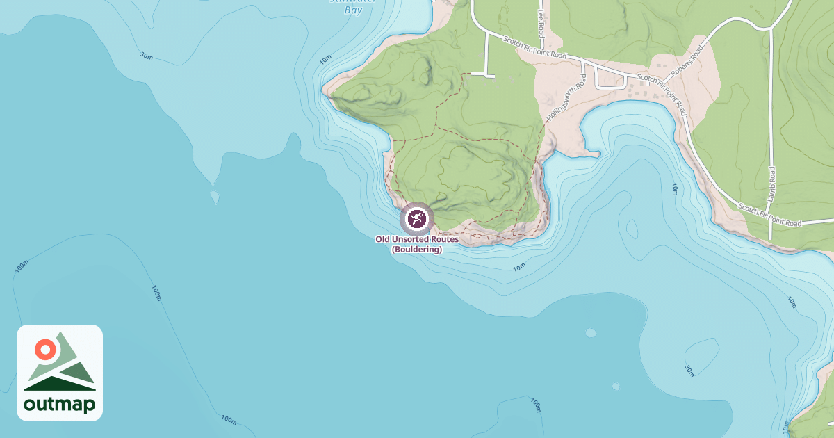 Map of Old Unsorted Routes (Bouldering)
