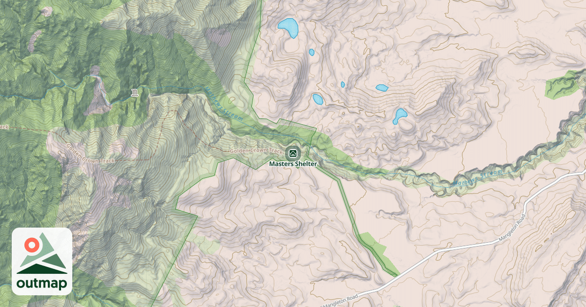 Map of Masters Shelter