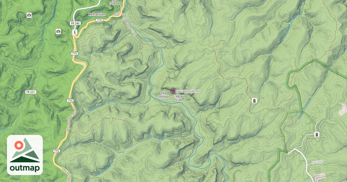 Map of Cascading Wind