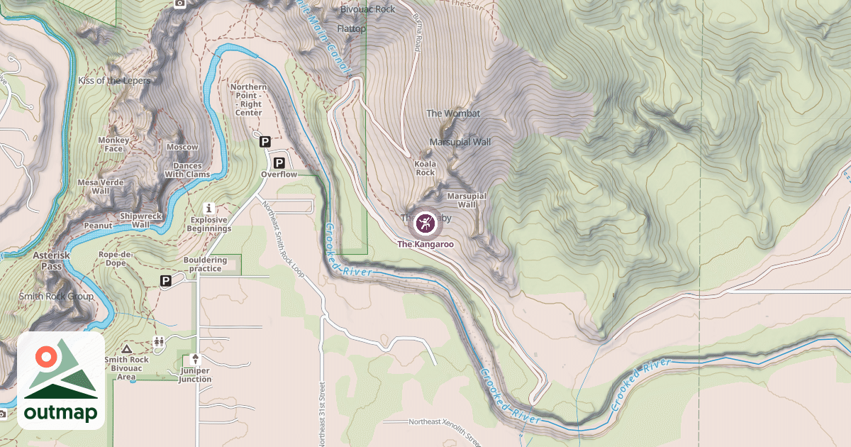Map of The Kangaroo