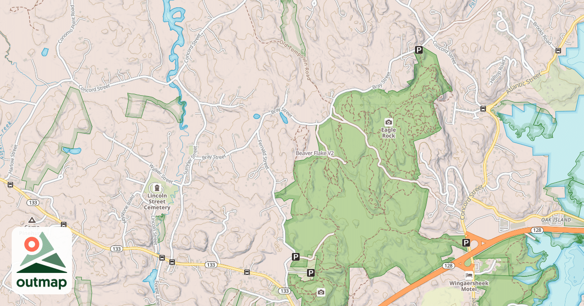 Map of Beaver Flake